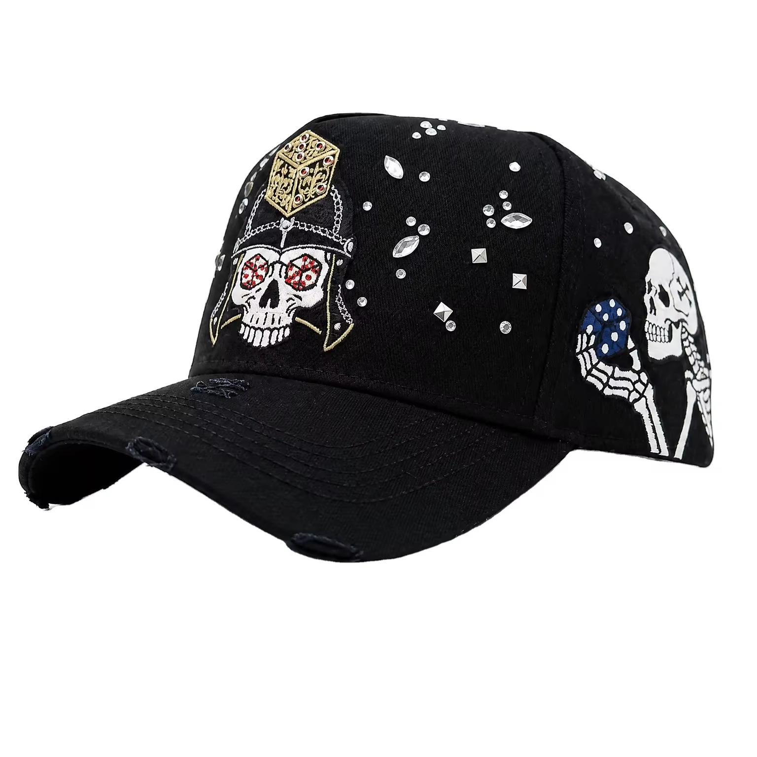 Baseball Cap 5 Panel with Decorative Streetwear Graphics