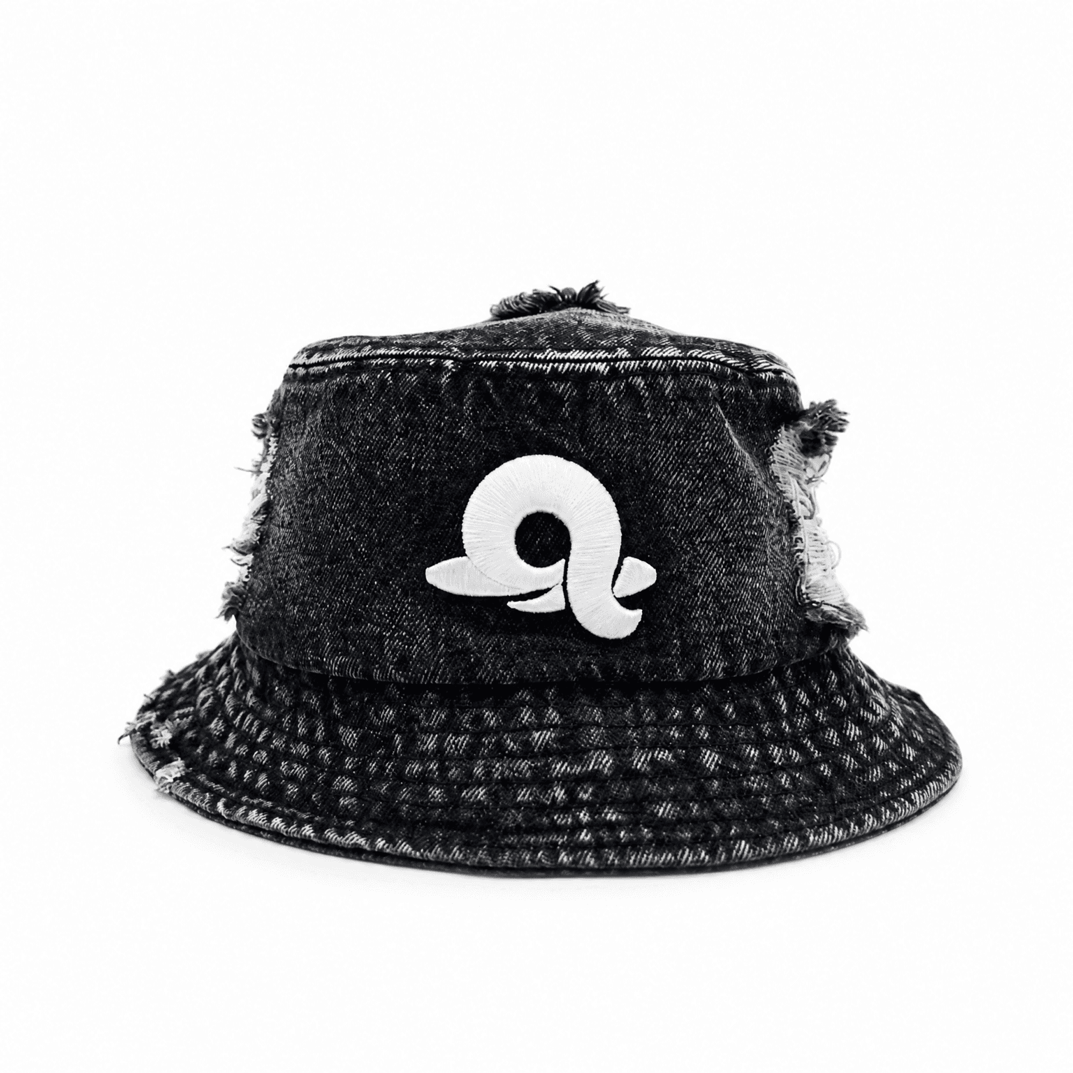 Custom Washed & Distressed Denim Bucket Hat | OEM Manufacturing