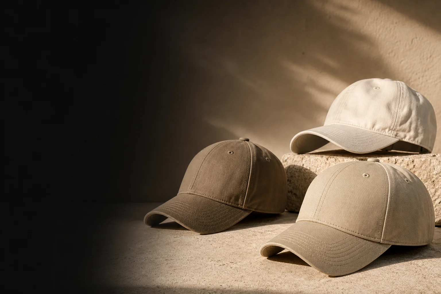 Hersteller von individuell angefertigten 6-Panel-Caps überprüft Kronengeometrie und Passform